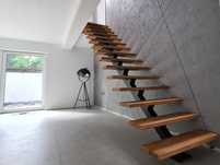 Schody, loft, stalowe, metalowe, do domu