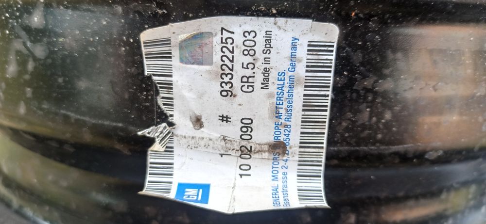 Диски 4 100 R15 GM Opel Meriva Astra Vectra Combo Aveo Spark Lanos