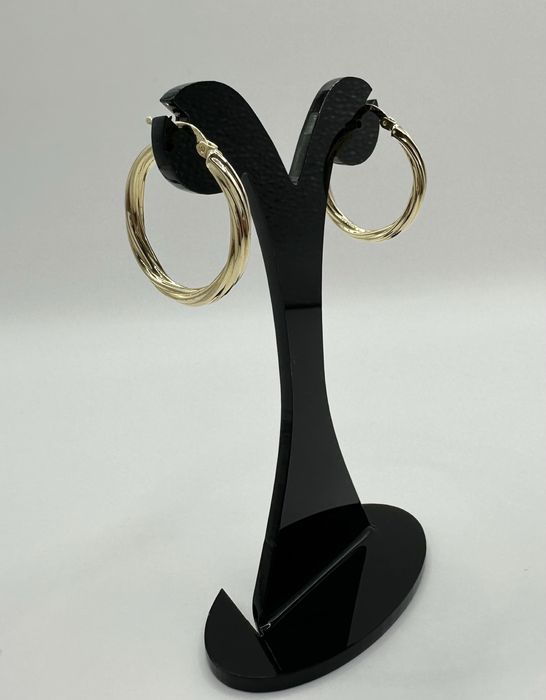 Złote Kolczyki Koła Kółka Pr.585 NOWE !!!