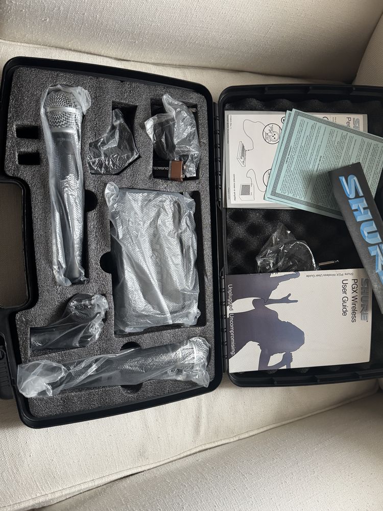 Shure PGX Wireless , 2 мікрофона на кронах