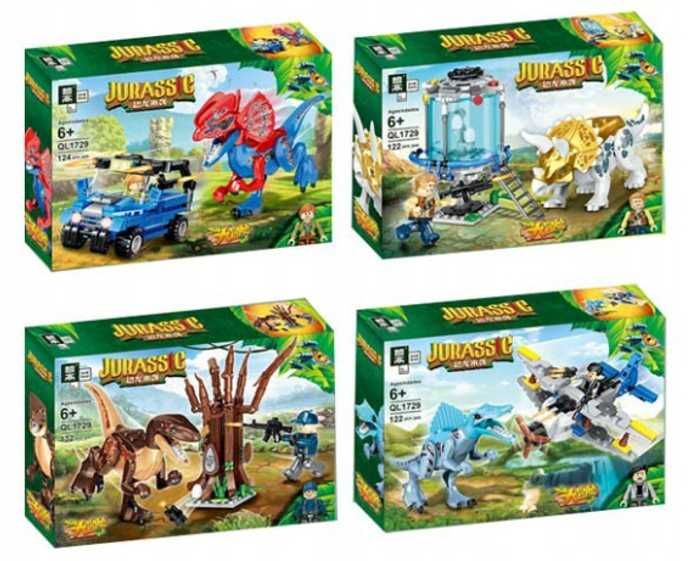 Jurassic World Park KLOCKI Kompatybilne z Lego Park Jurajski Dinozaur