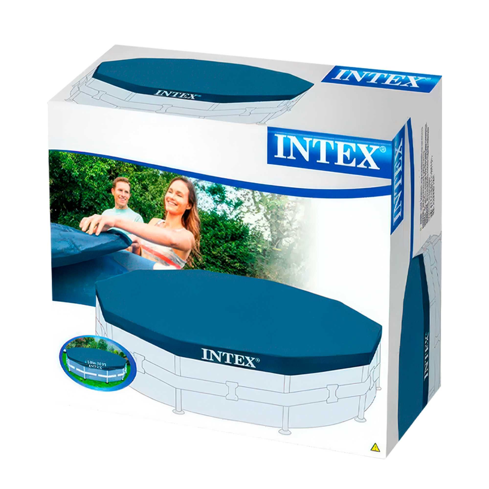 Захисний тент Intex 57901 для круглого каркасного басейна 4,88 м