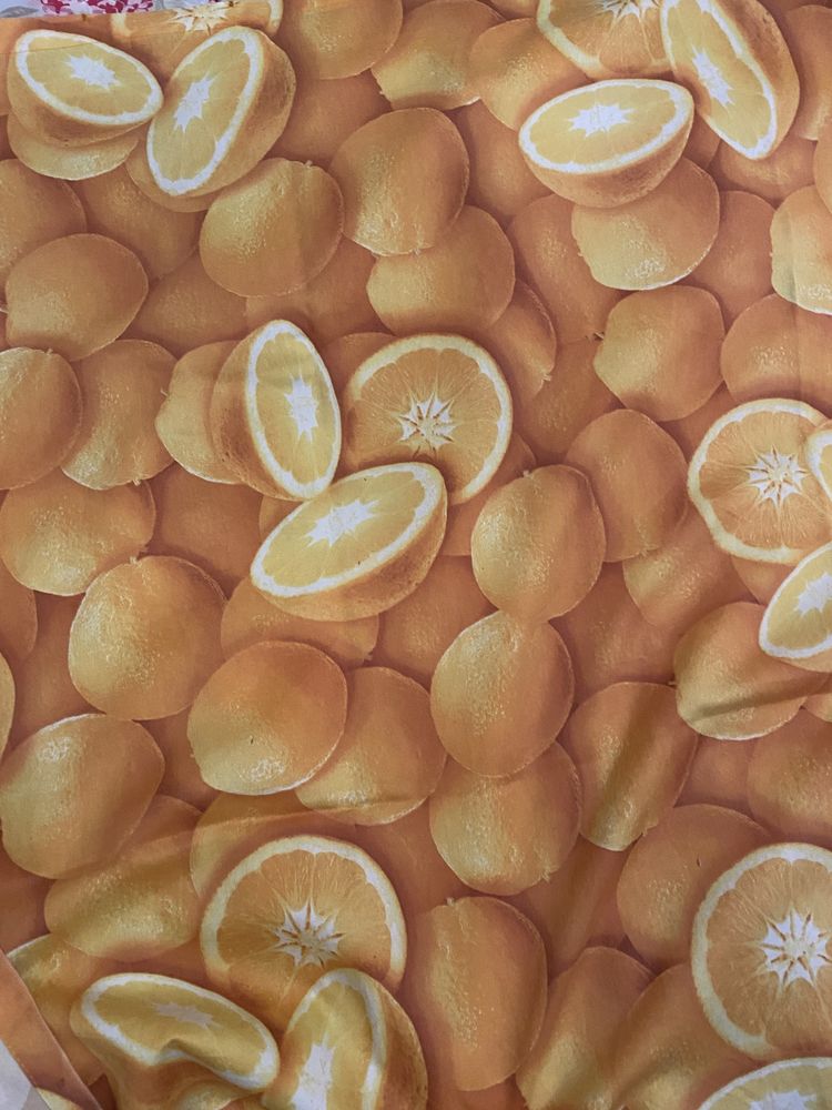 Home 2 długie Zasłony w pomarańcze pomarańczowe 250 cm z zabkami