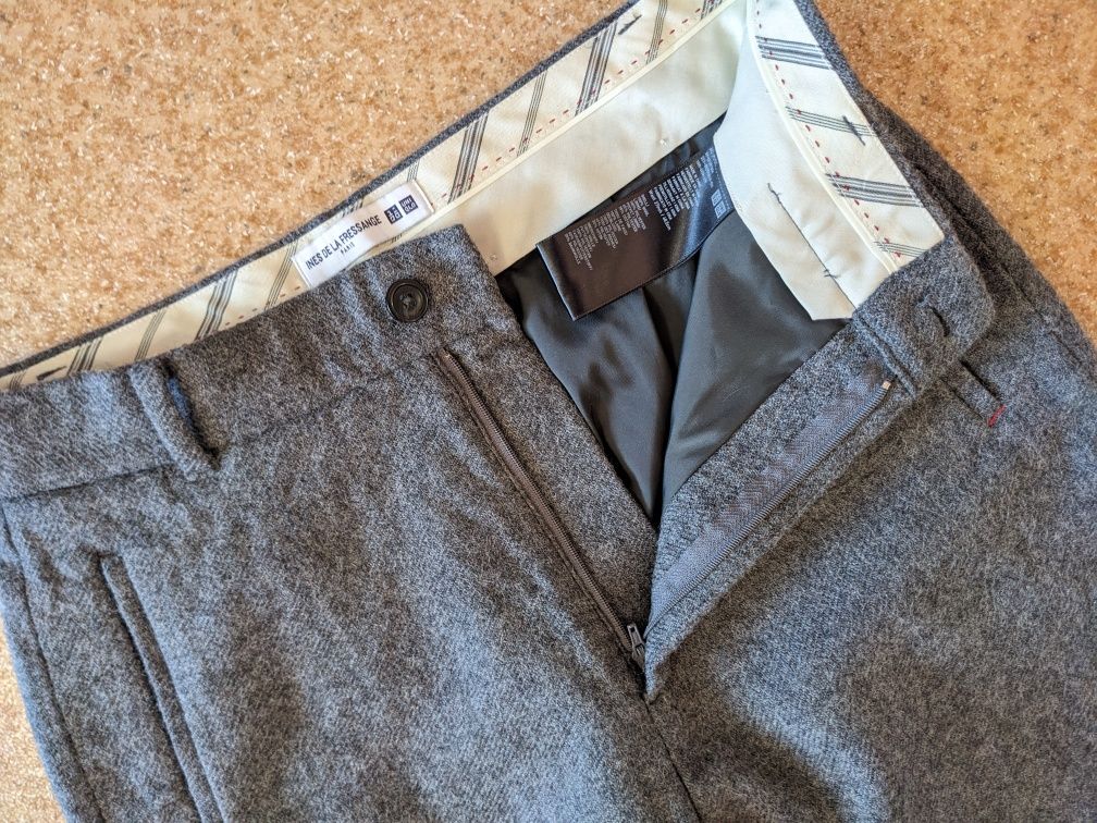 Шерстяные штаны Uniqlo x Ines De La Fressange Wool Pants (Размер 27)