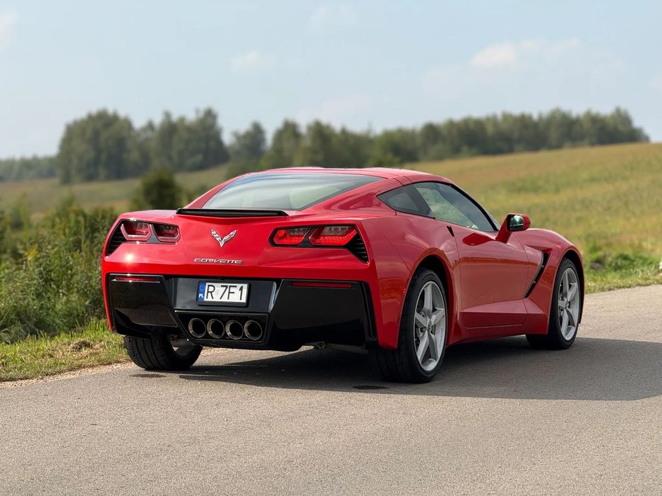 Chevrolet Corvette C7 MANUAL Brązowa skóra ZAMIANA