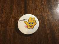 Pin kolekcjonerski, odznaka, wpinka High Five EURO 2016