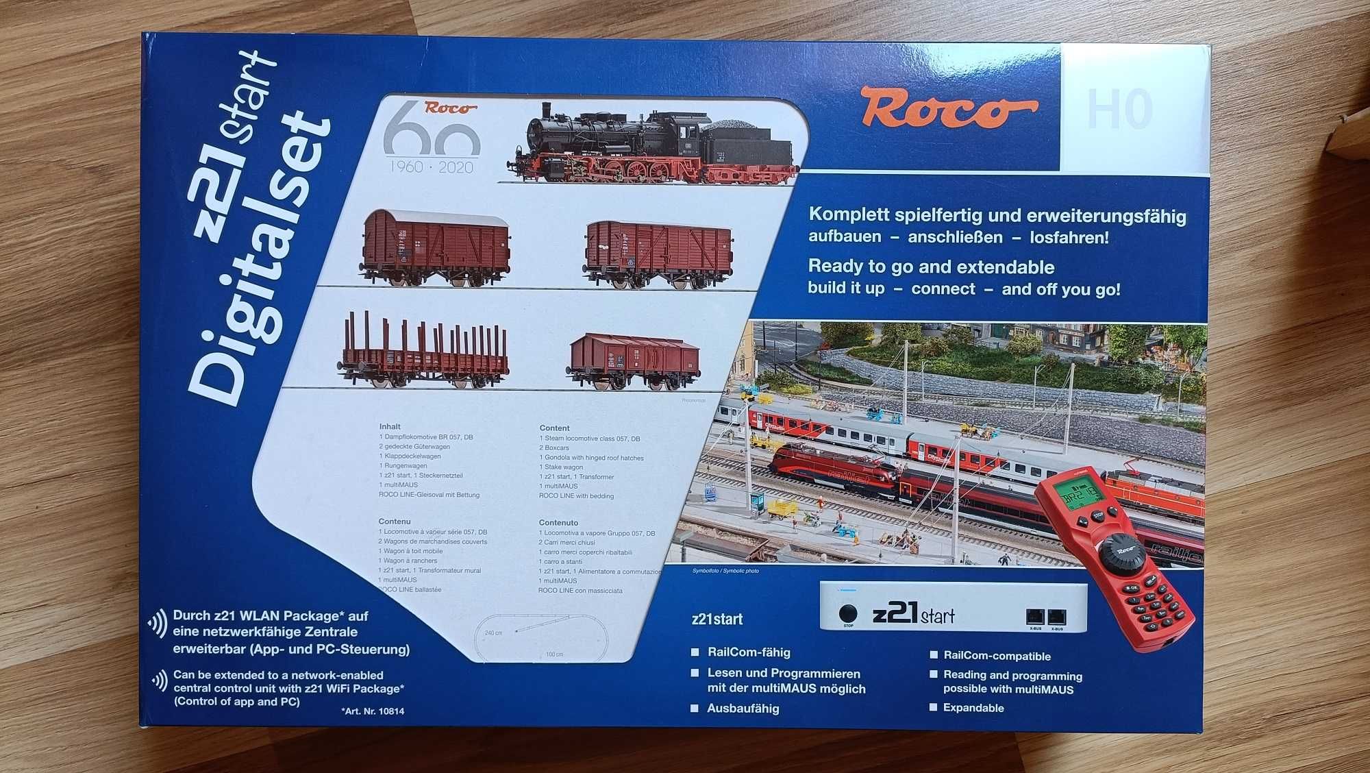 Zestaw lokomotywa BR 57 (DCC)+ 4 wagony, z21 Roco 51318, nie PIKO.