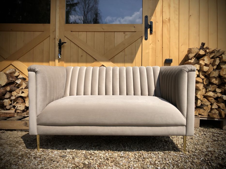 Sofa Kanapa chesterfield loft retro PRL modern salon kolory