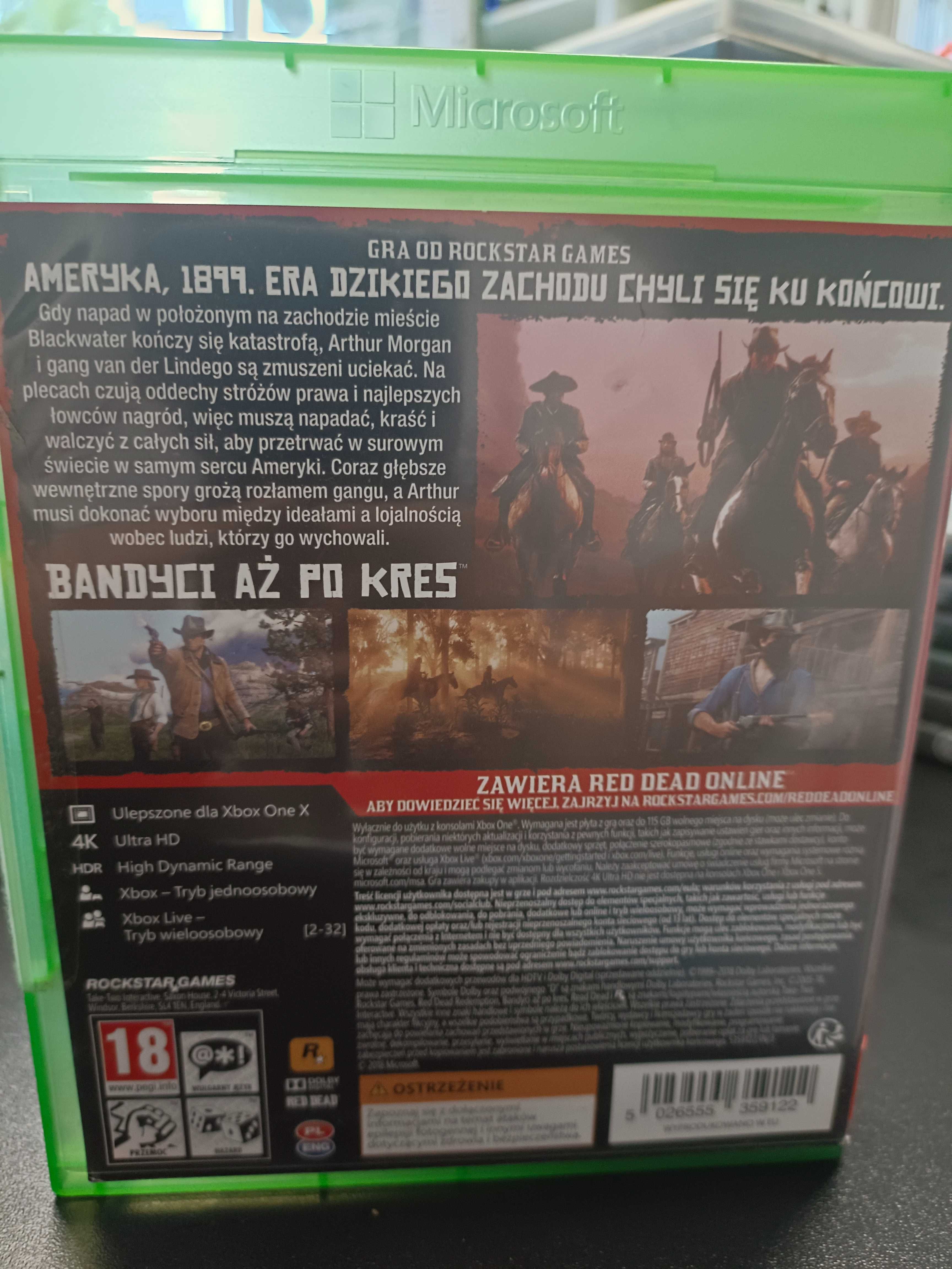 Red Dead Redemption 2 XONE Wysyłka Wymiana Sklep Mokotów
