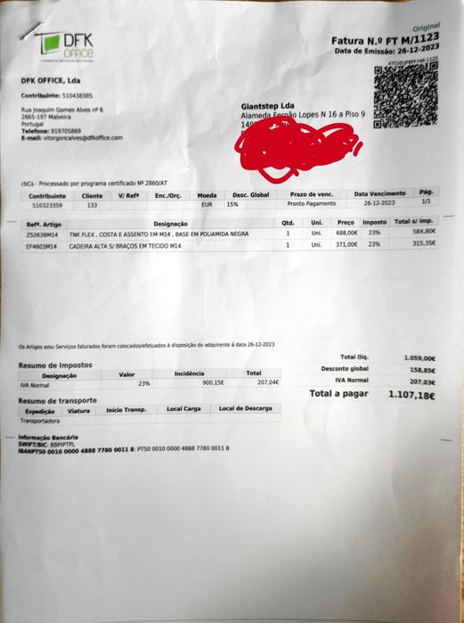 Cadeira escritório ergonómica ACTIU