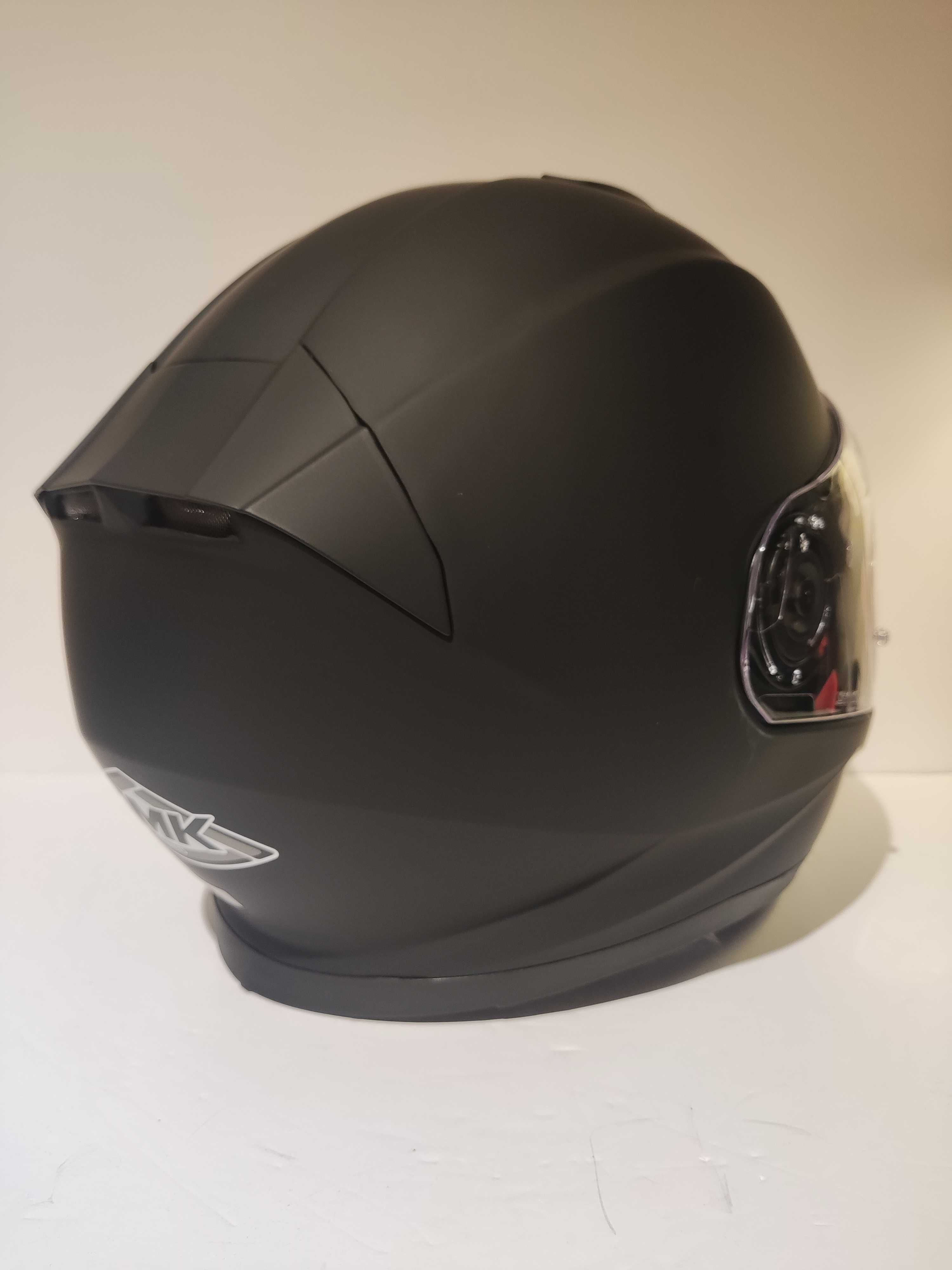 Capacete dupla-viseira integral mota scooter novo