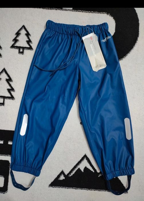 Spodnie przeciwdeszczowe od deszczu gumowane nieprzemakalne