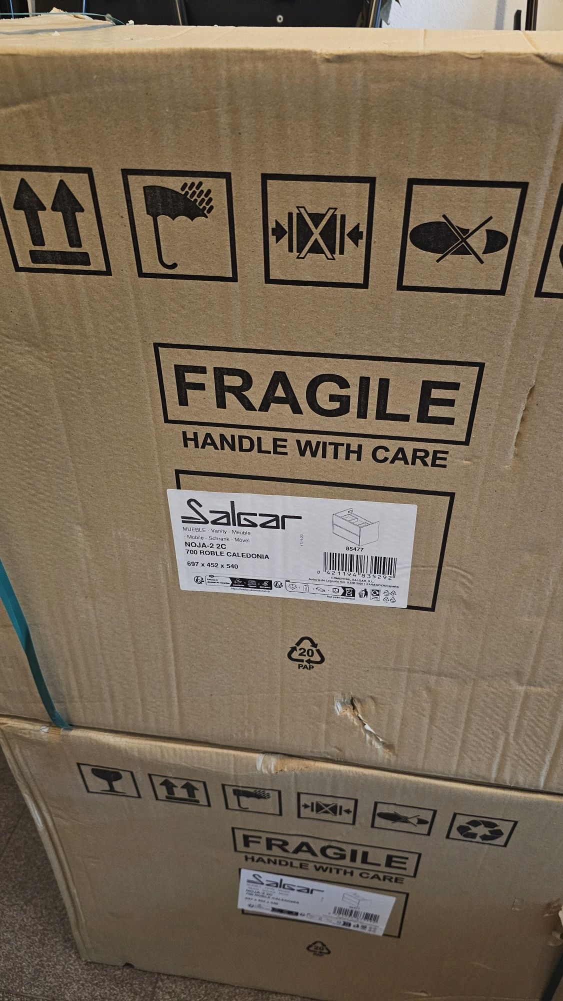 Móvel lavatório NOVO duplo Salgar