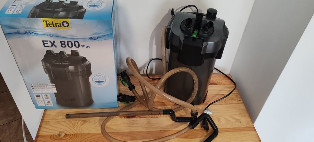 Filtr zewnętrzny kubełkowy do akwarium 100-300l Tetra EX800 plus