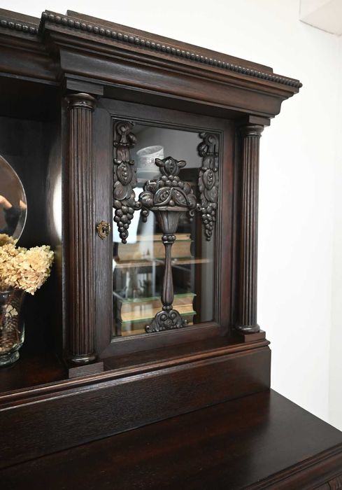 piękny okazały kredens z lustrem 103001