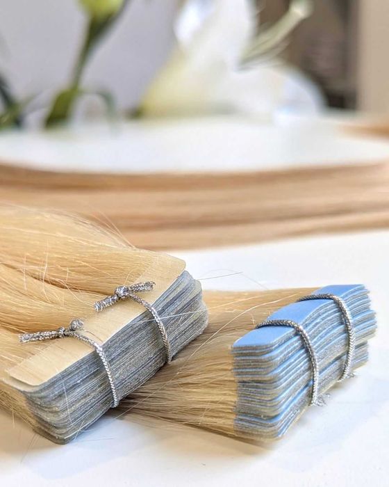 Tape On 57 cm 10 KANAPEK 20 taśm WŁOSY NATURALNE movito