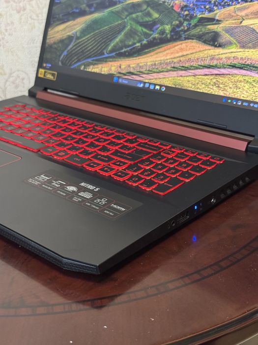 Большой игоровой ноутбук IPS Acer Nitro 5 RTX2060 6GB