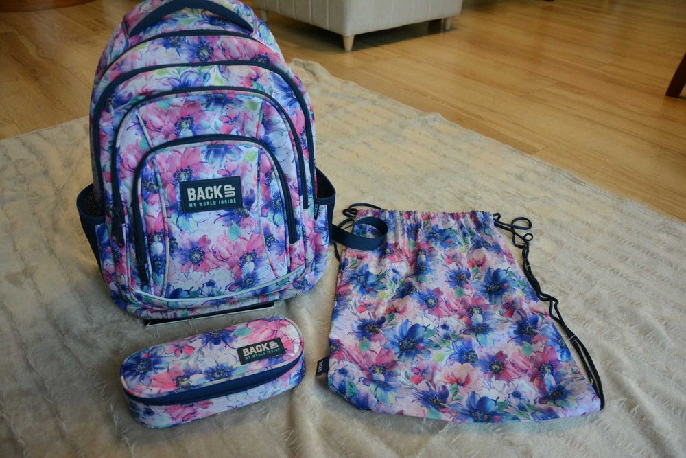 Zestaw plecak piórnik i worek