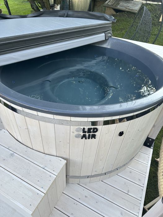 Wynajem jacuzzi mobilne bania podgrzewana gazem - andrzejki, sylwester