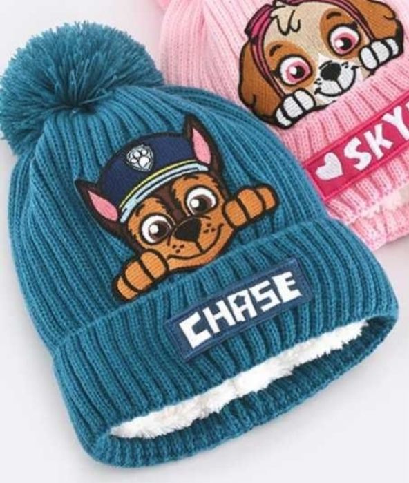 Зимняя шапка Щенячий патруль 1,5 - 6 лет paw patrol