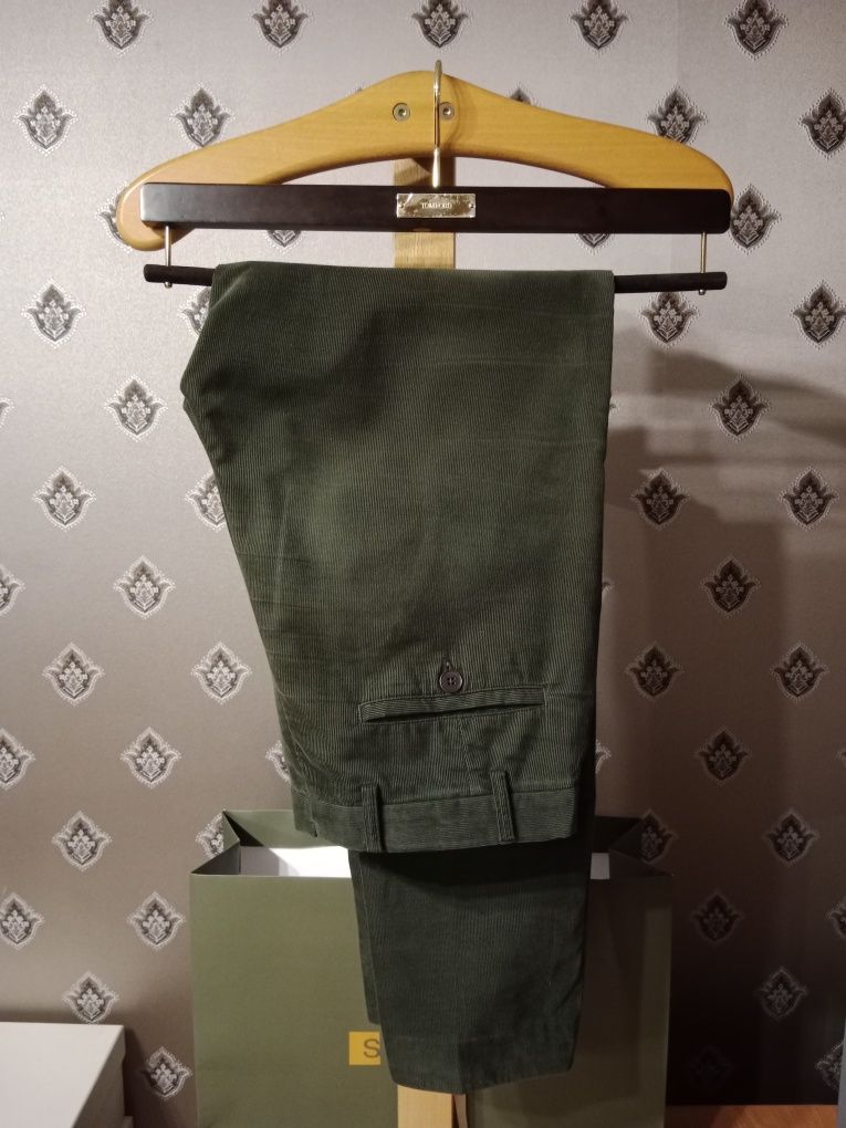 Вельветовые брюки Ferragamo оригинал gucci zegna