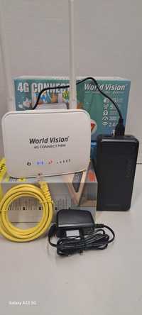 Комплект 4g World Vision mini с Повер банк Awei P7K 30000mah