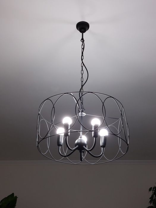 Żyrandol. Styl loft.  Duży