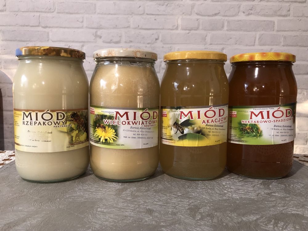 Prawdziwy miód pszczeli z własnej pasieki