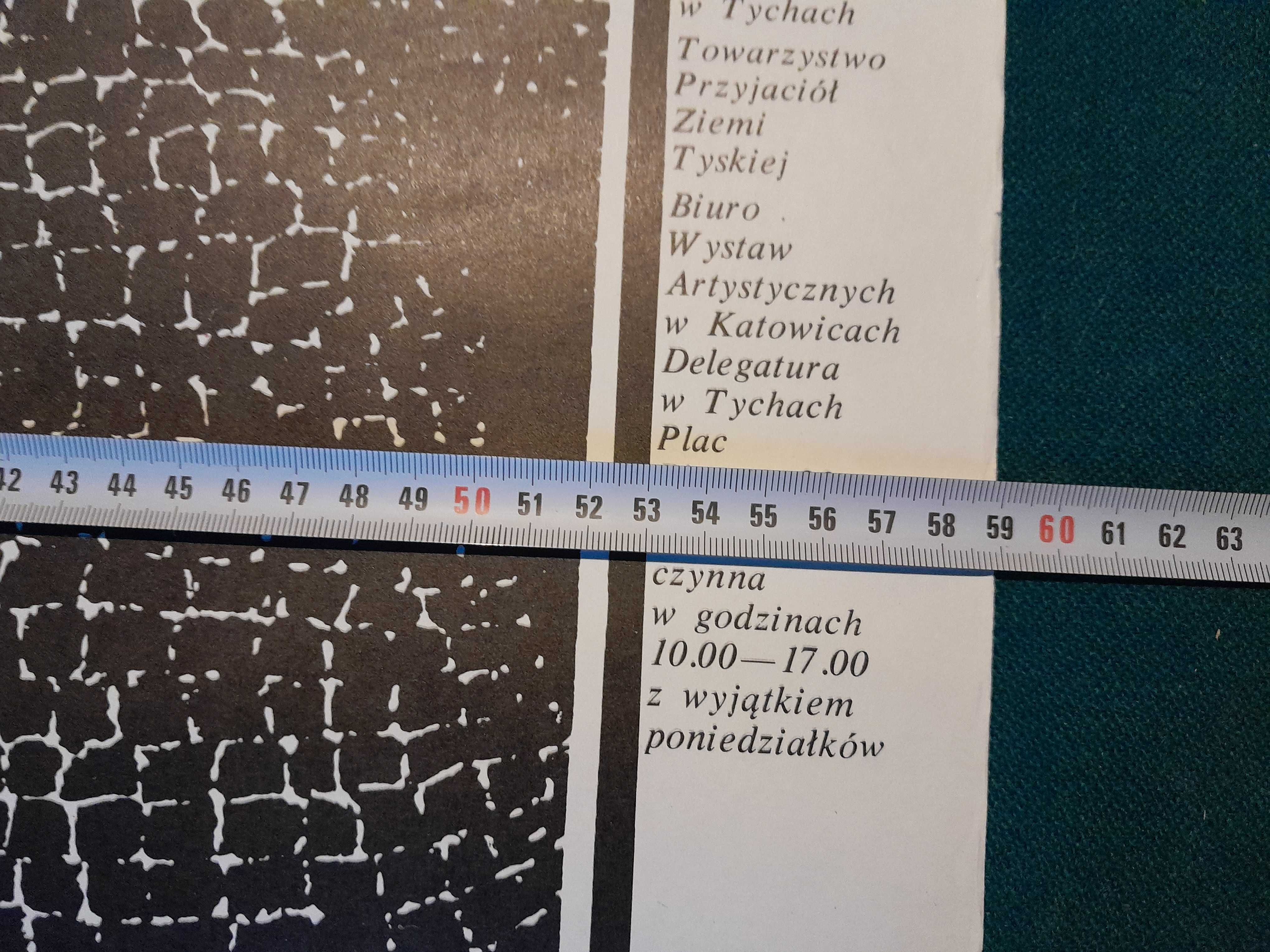Plakat JURA TOMASZ Pejzaż Śląski PLAKAT 1984