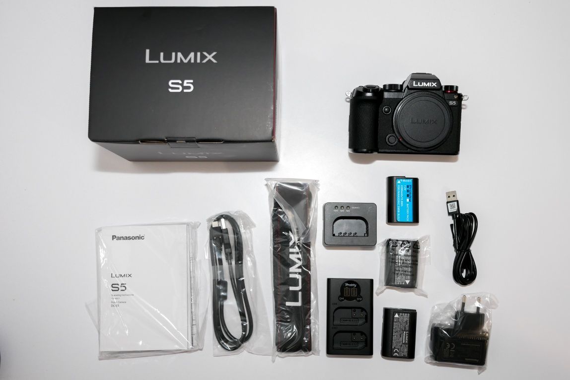 Panasonic Lumix S5 Full Frame Camera, Przebieg 3137, Rewelacyjny Stan