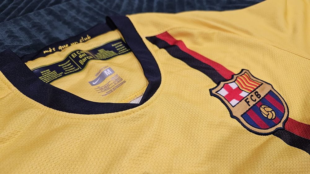 Koszulka piłkarska meczowa FC Barcelona Messi 10 r. M prezent