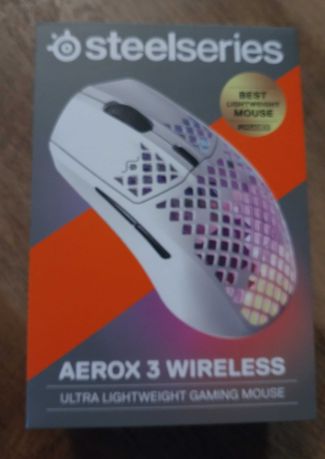 Myszka SteelSeries Aerox 3 Wireless Snow - bezprzewodowa