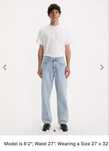 Чоловічи джинси Levis 568 LOOSE Linen+Denim W34 L30
