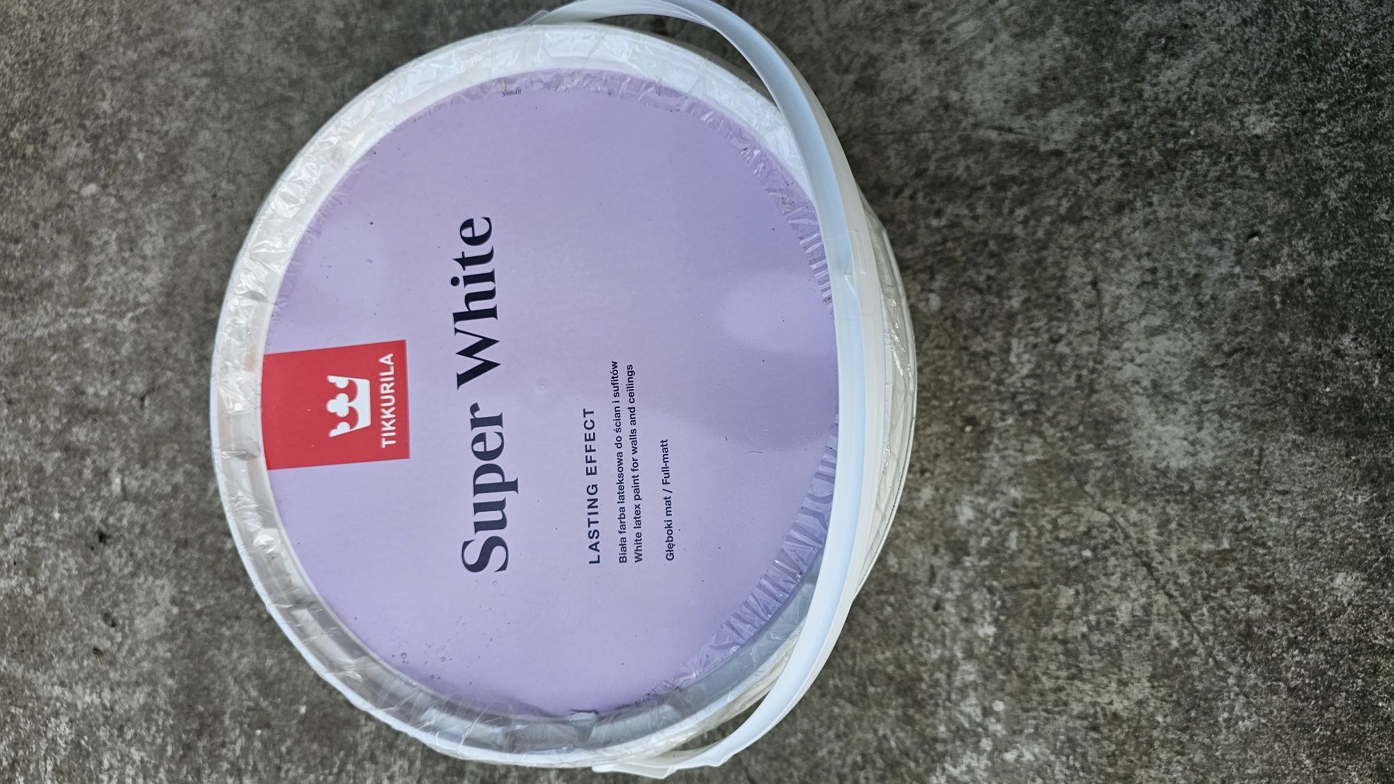 Farba biała Tikurilla 10l.