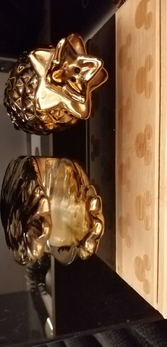 ZŁOTE pojemniki ceramiczne