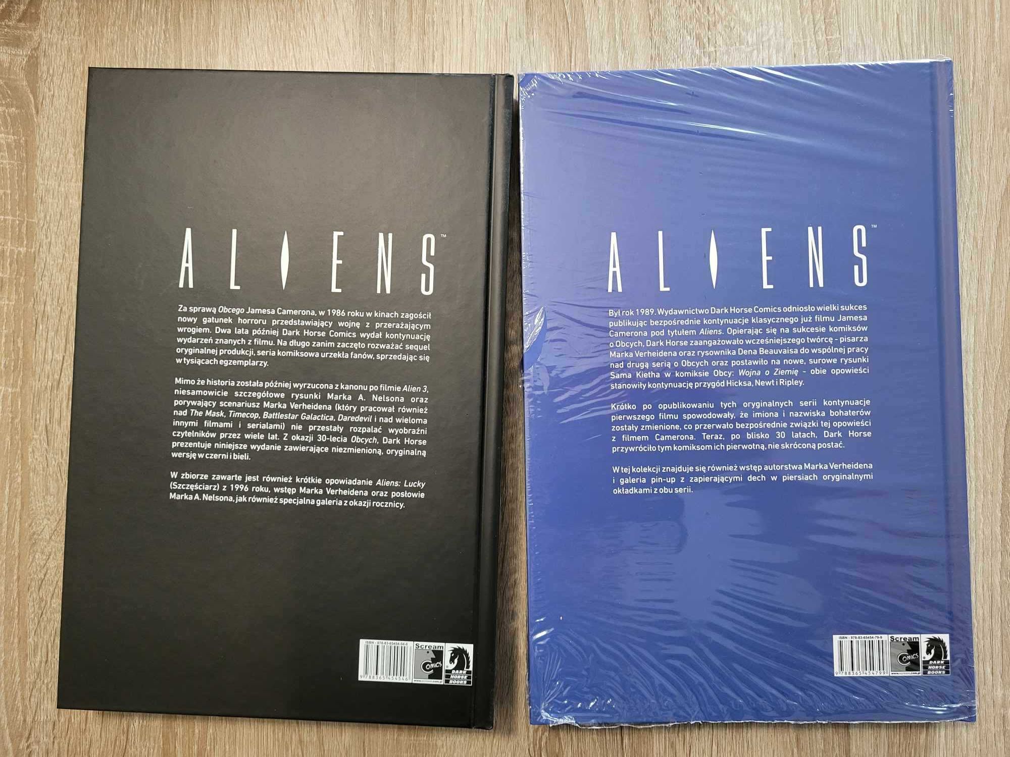 Komiksy Aliens tomy 1 i 2 wydanie polskie kolekcjonerskie
