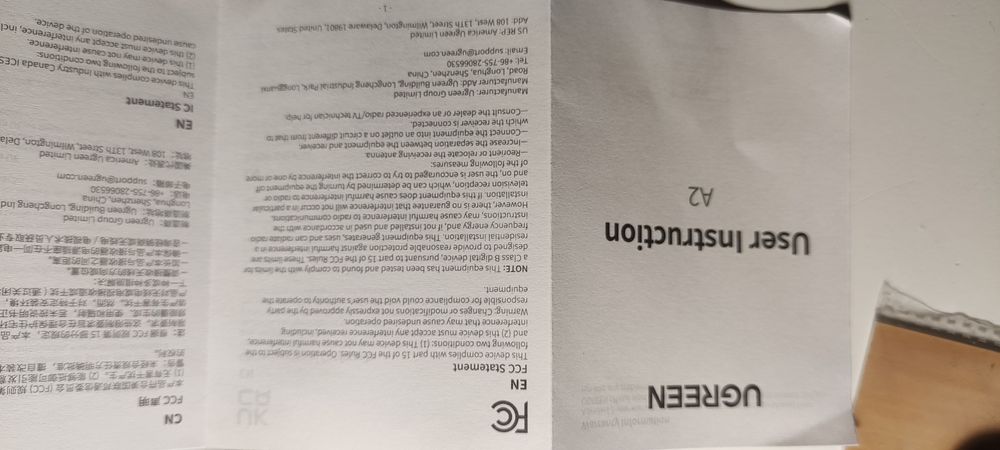 Кабель ugreen usb type c 100w 1 метр