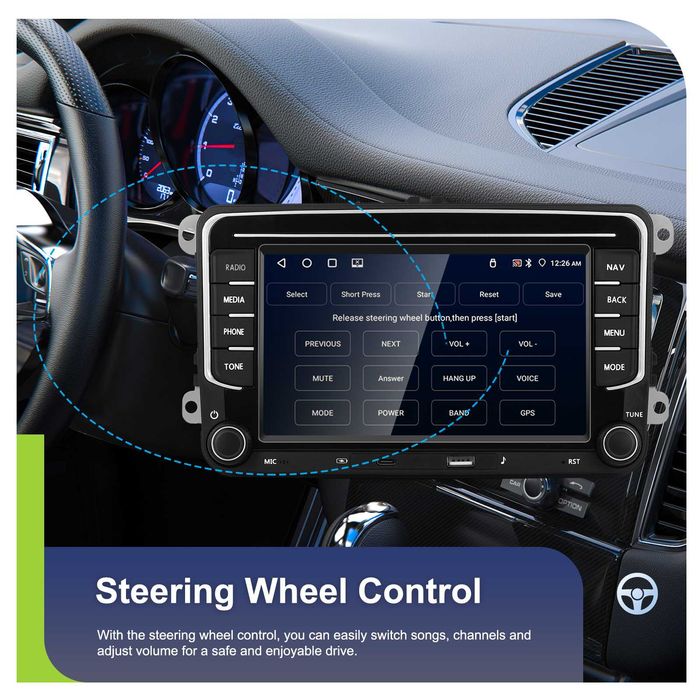 Rádio 2din ecrã 7  1gb RAM  32gb rom