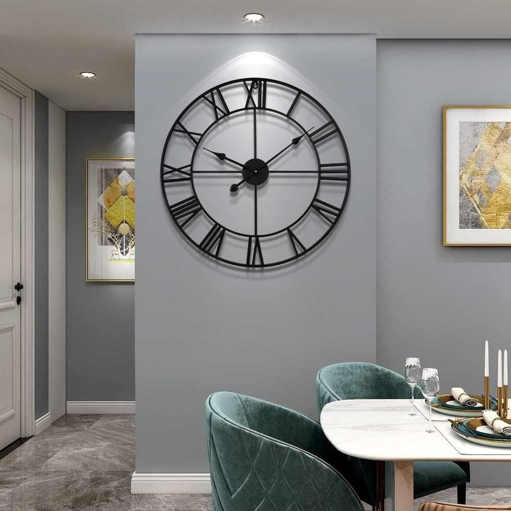 Nowy zegar ścienny / drewniany / loft / okrągły / 40cm !3640!