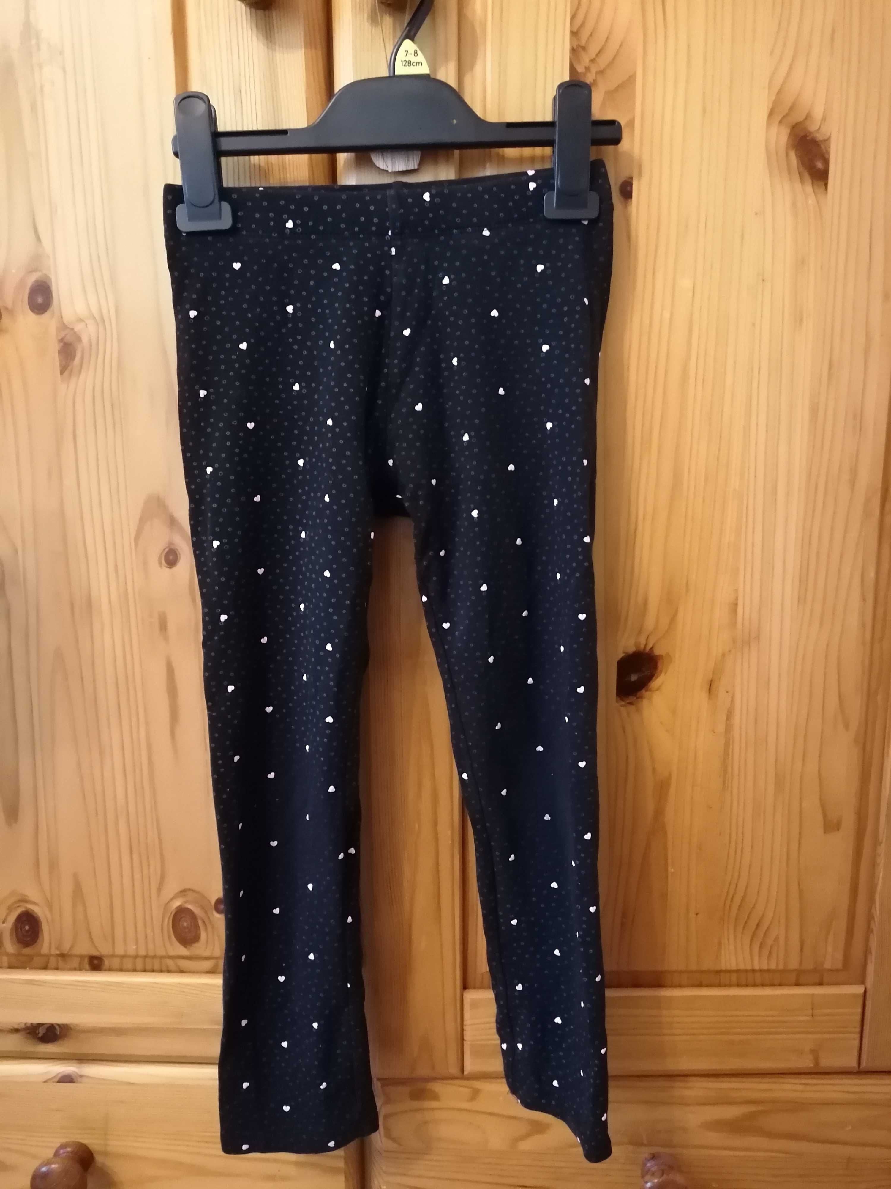 Legginsy 2szt dziewczynka H&M 128cm dwupak