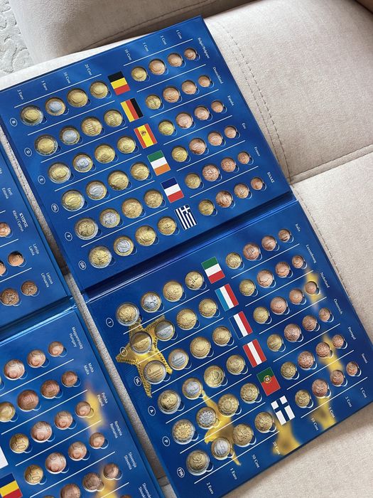 Capas para guardar séries de euros