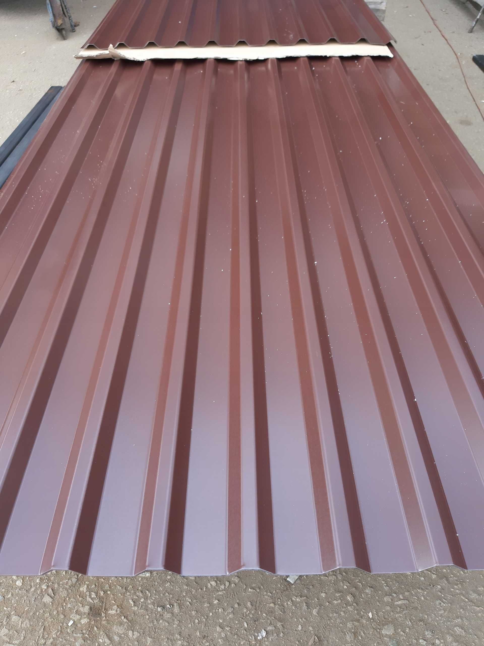 Blacha Trapezowa T 18 ral 8017 brąz