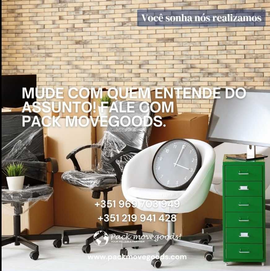 Mudanças de casa ou escritório para particulares ou empresas, Ligue!