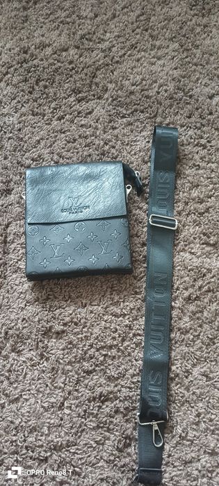 Нова шкіряна сумка чоловіча