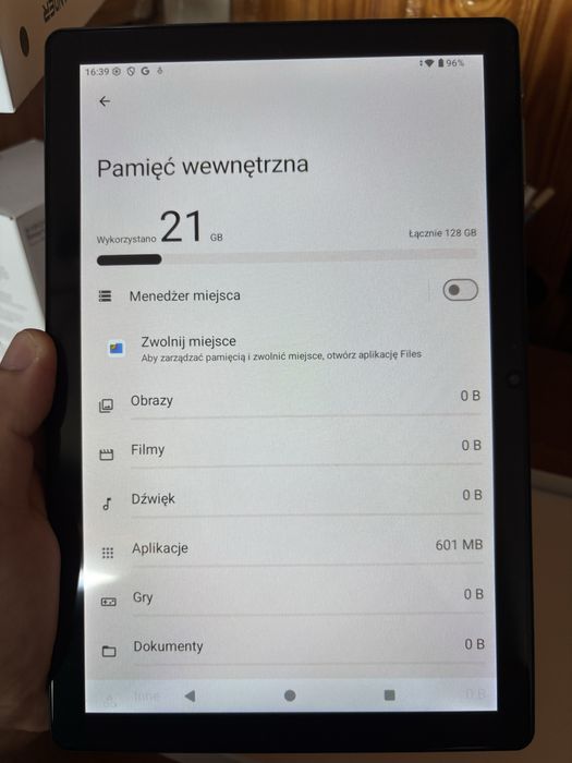 Tablet 10,1 cala Clerander Android 15 - 128 GB + 12 GB RAM + Etui NOWY