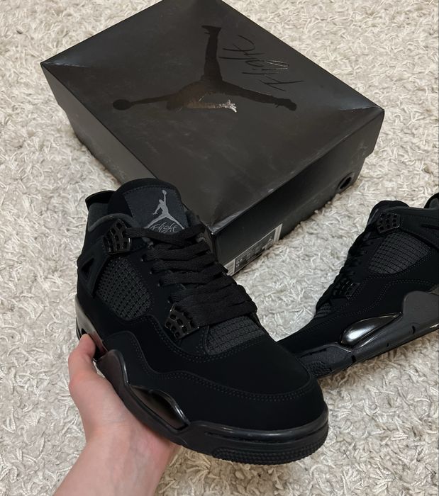 Кросівки Nike Air Jordan 4 Retro Black Cat - CU1110-010