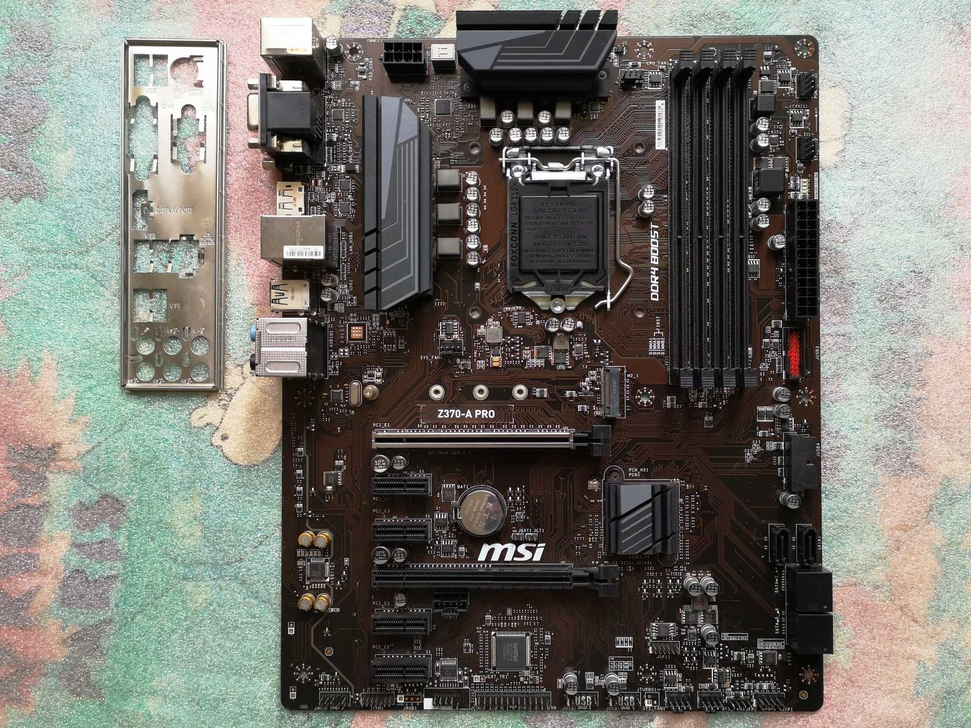 Материнська плата  Socket 1151 v2  MSI Z370-A PRO