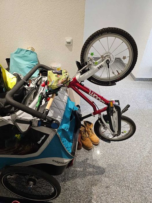 Uchwyt na rowerek dziecięcy do przyczepki Qeridoo na Woom, Puky