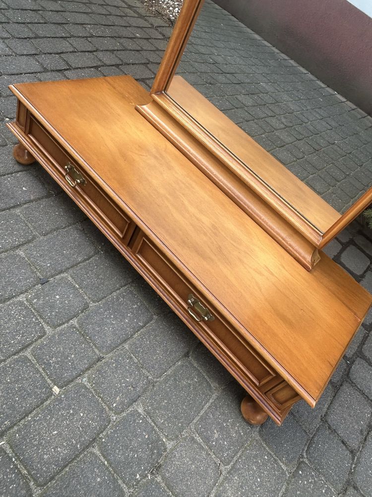 Stylowa Konsola Lustro Stojące Toaletka Komoda Lustro Na Stojaku