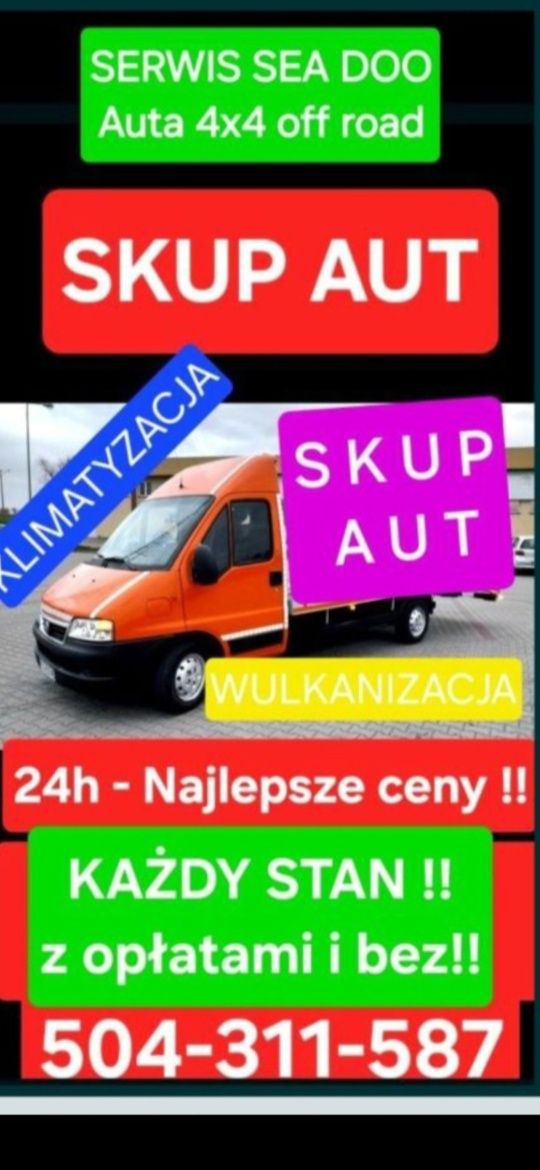 Skup AUT / inne Najlepsze ceny !!